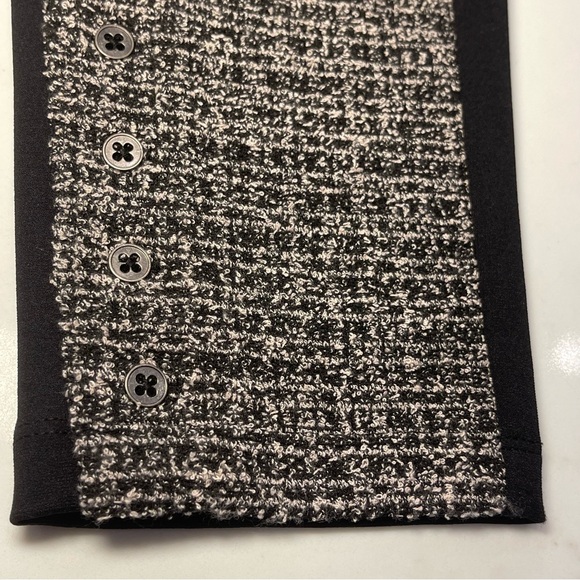 Anthropologie Black and Tan Tweed Skinny Leggings - Picture 3 of 16